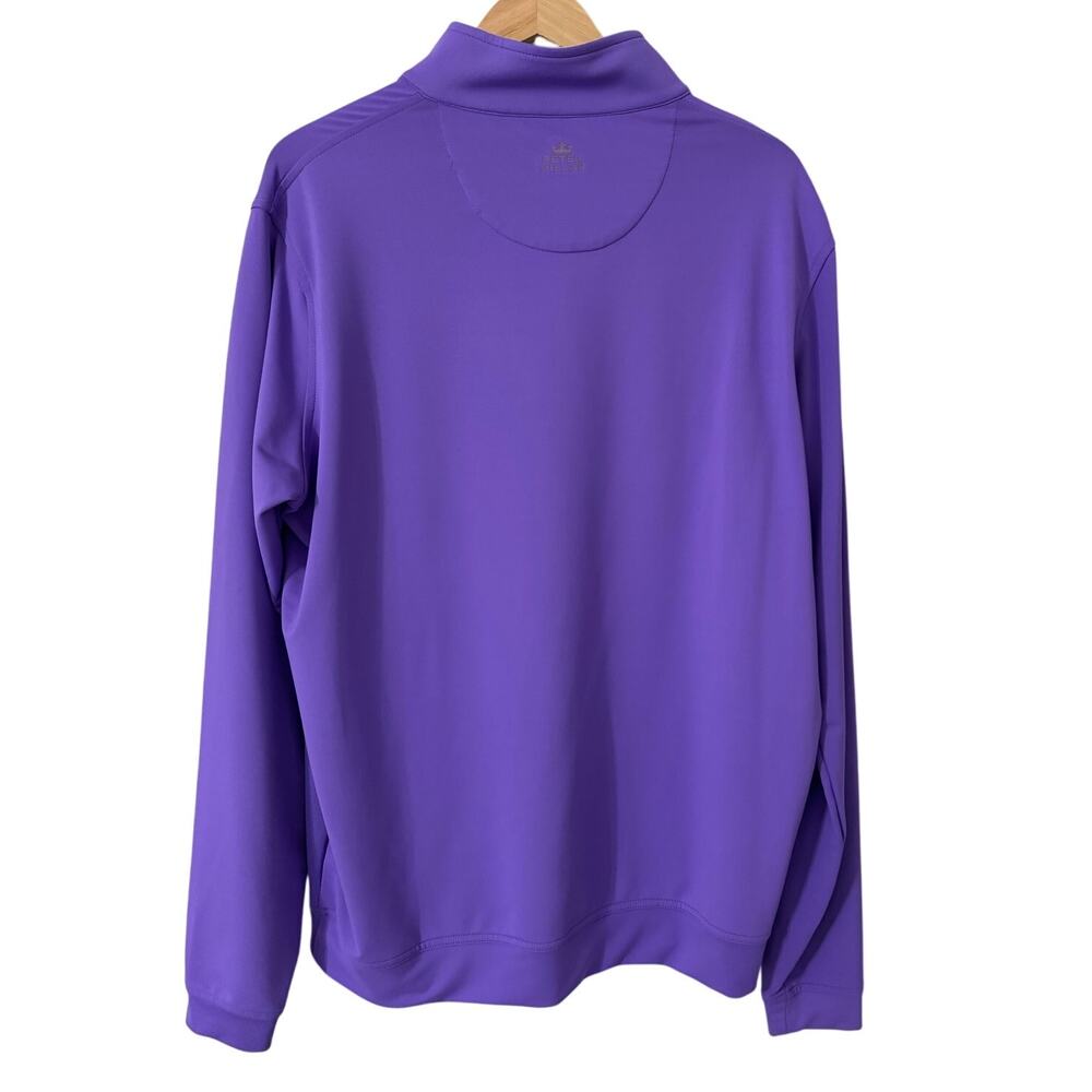 Peter Millar Wicking Purple Womens 1/4 Zip Long Sleeve Shirt Size Medium‎ - Picture 3 of 5